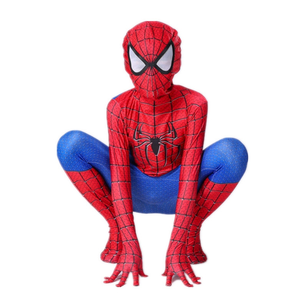 Size 5-6 Kids Classic Spiderman Boys Halloween Costume 5 - 6 years old Onesie